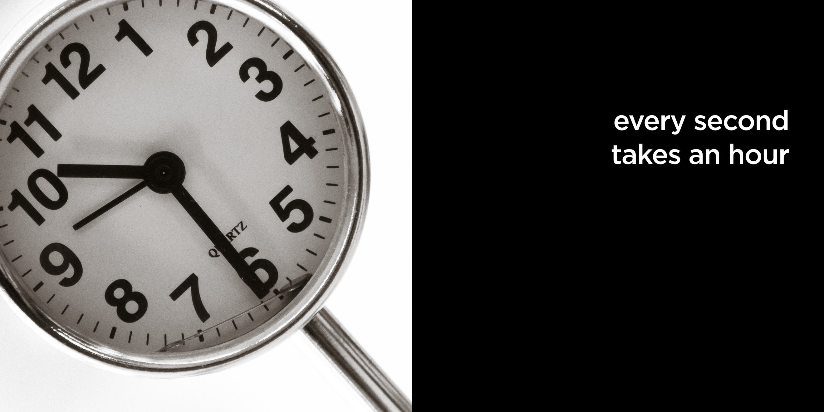every second takes an hour | lost quotes #30: every second takes an hour