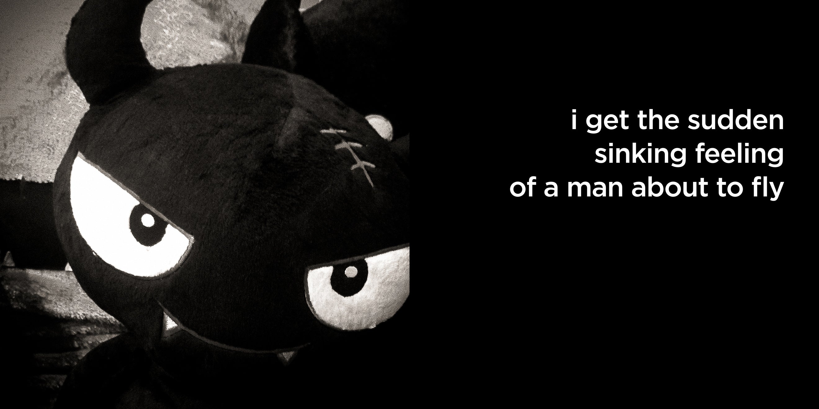 I get the sudden sinking feeling of a man about to fly | lost quotes #40: I get the sudden sinking feeling of a man about to fly